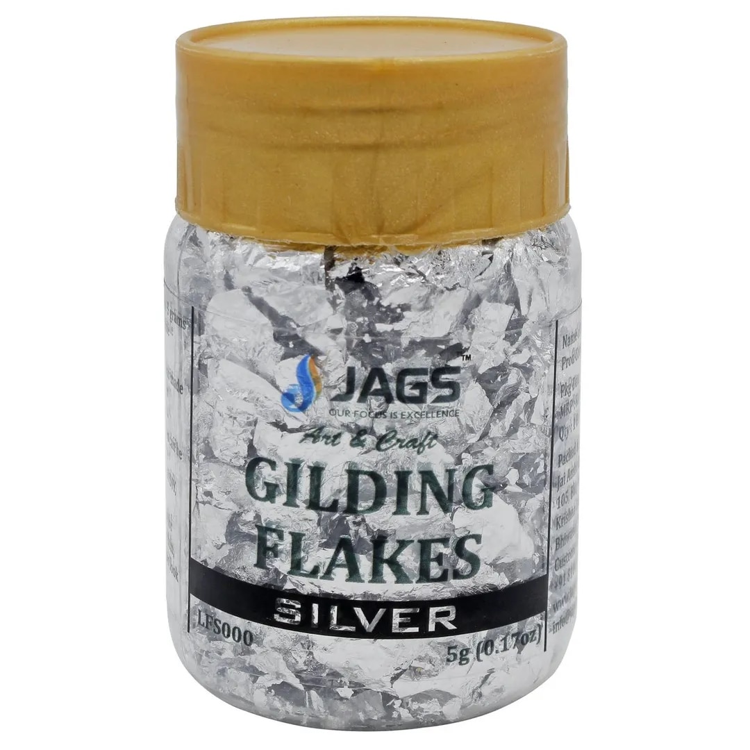 Gilding Flakes Big Bottel Silver image 1
