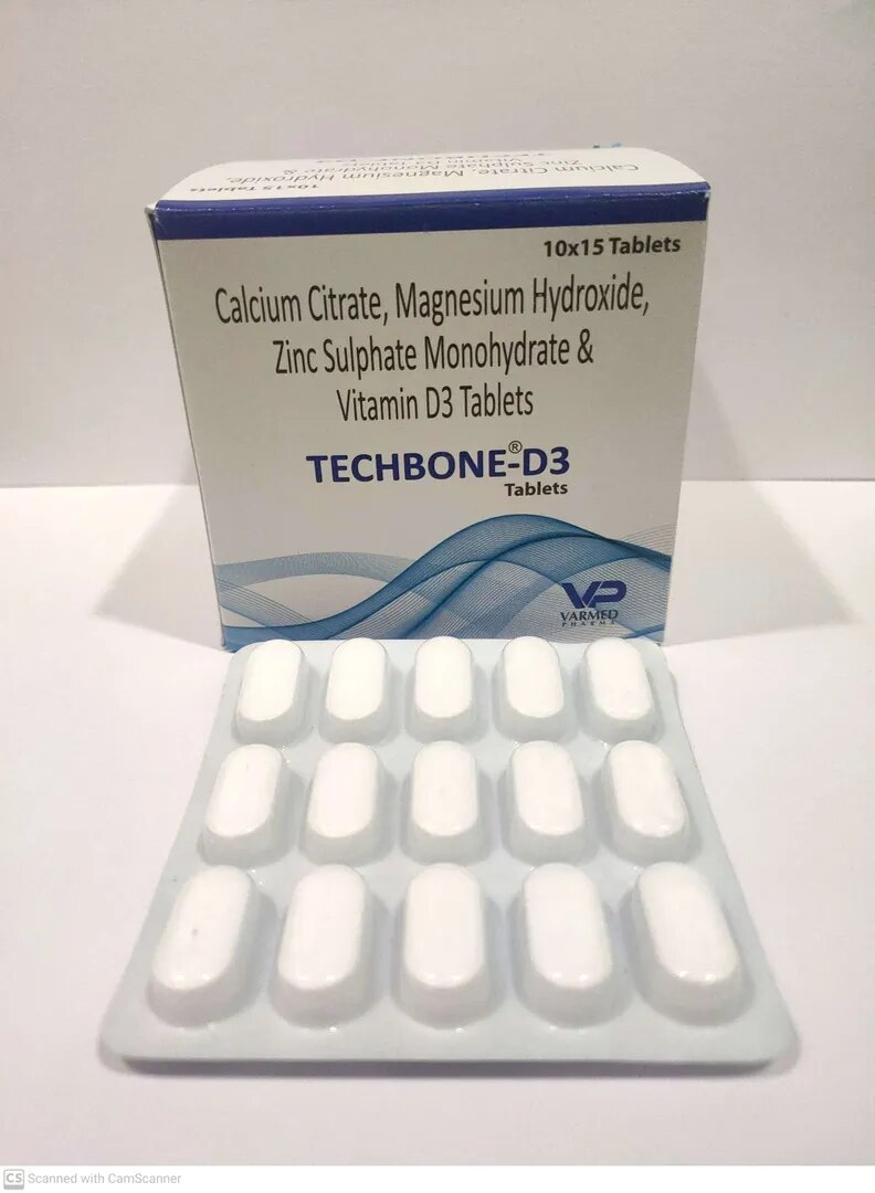 Calcium Citrate 1000 mg + Magnesium 100 mg + Zinc 4 mg + image 1