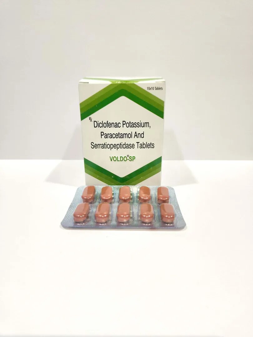 Diclofenace Potassium 50 mg+ Paracetamol 325 mg+Serratiopeptidase 15 mg image 1