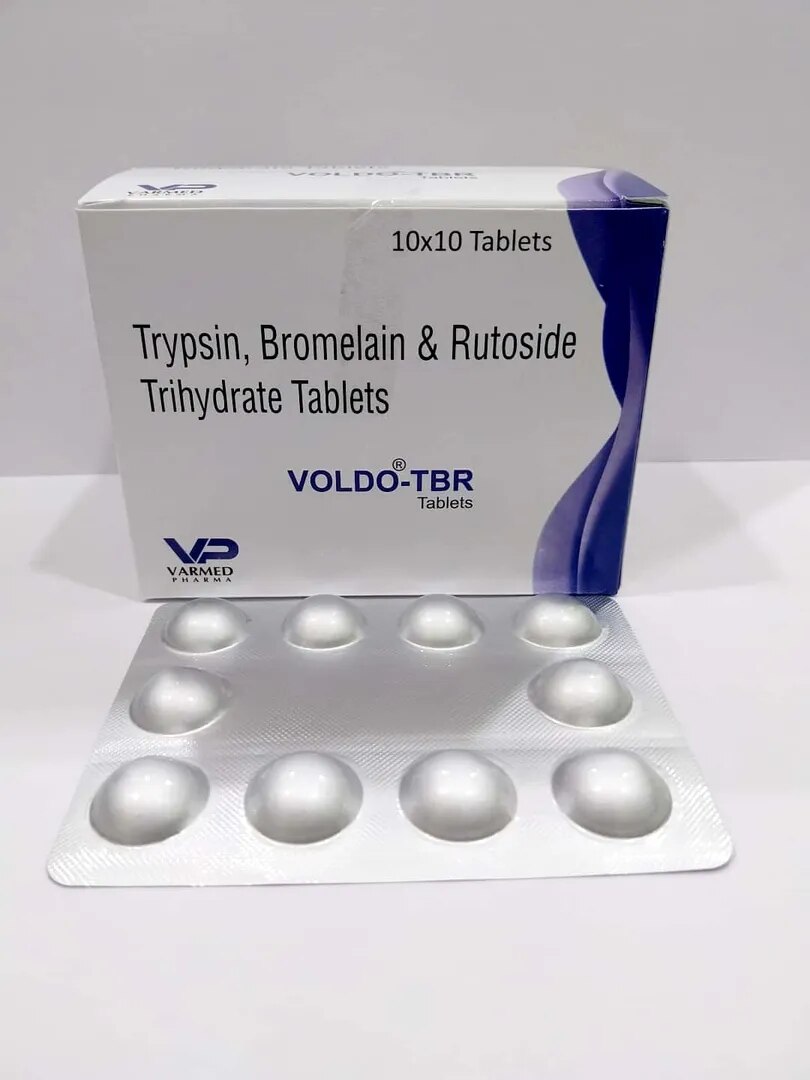 TRYPSIN 48 MG + BROMELAINE 100 MG+ RUTOSIDE 90 MG image 1