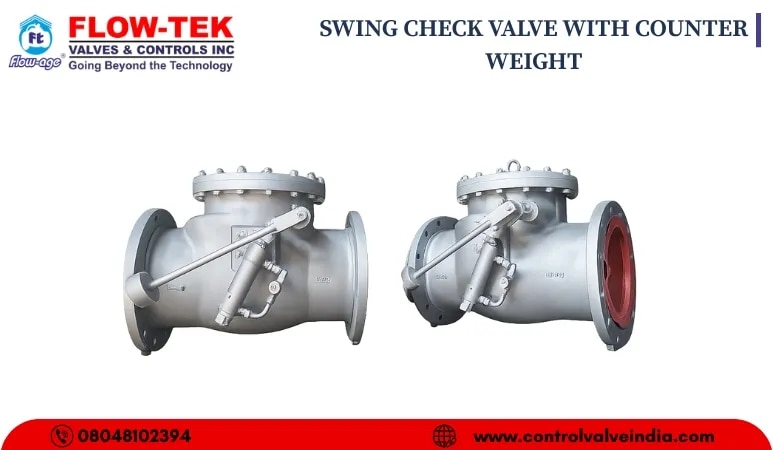 SWING CHECK VALVE WITH COUNTER WEIGHT image 1