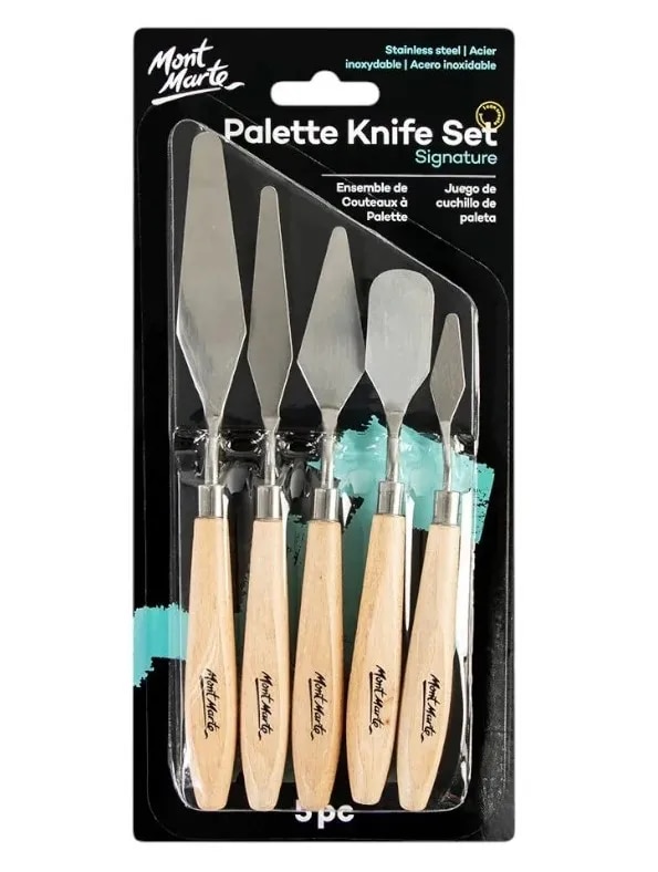 Mont Marte Signature Palette Knife Set of 5 image 1