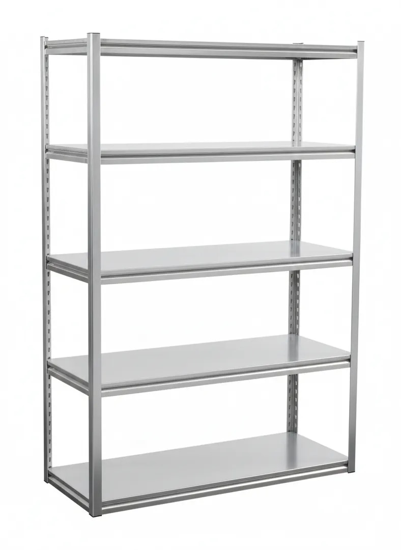 Stainless Steel Hospital Storage Rack | 4 Tier Medical Equipment Shelving Unit | Heavy Duty Utility image 1