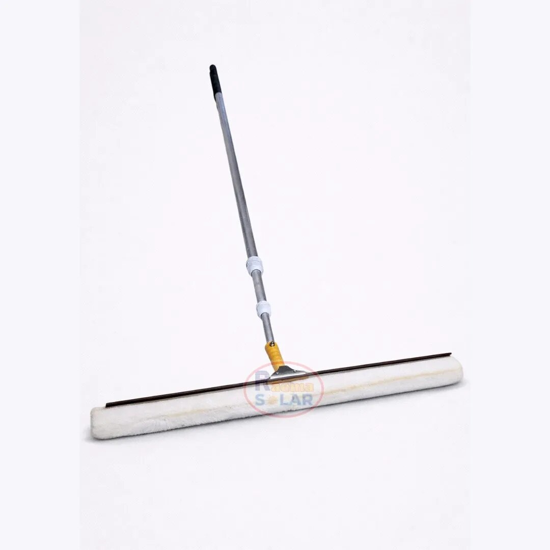 Solar Cleaning 1Mtr Wide Wiper With Metalic Pole image 1