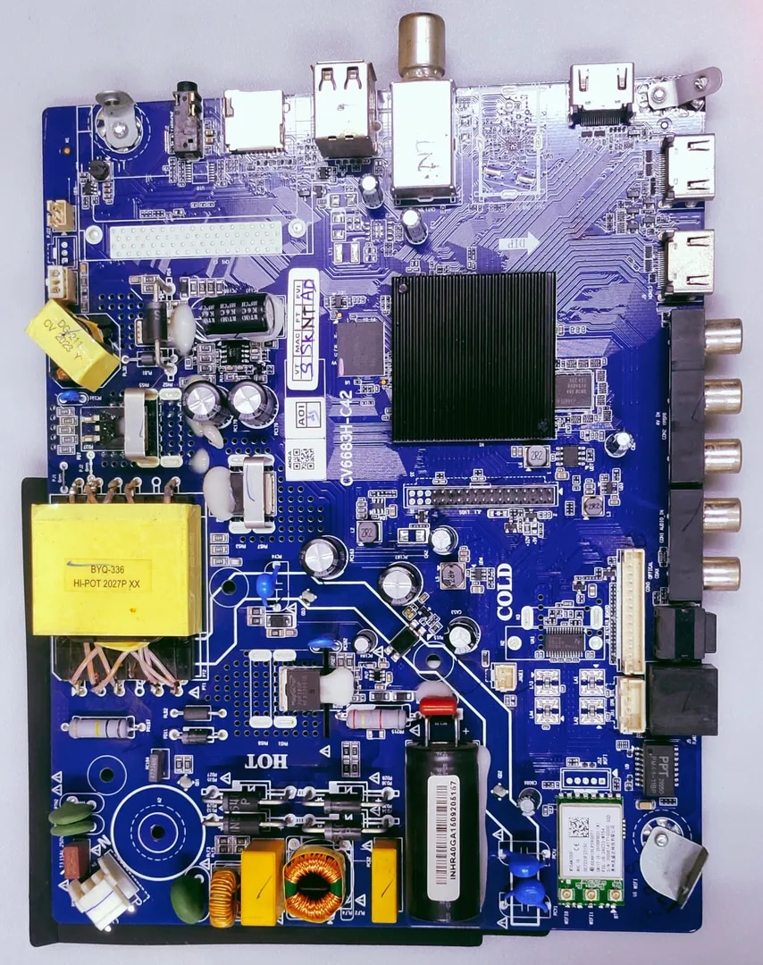 HAIER LE40K6600GA LED TV MOTHER BOARD PART NUMBER CV6683H-C42 image 1