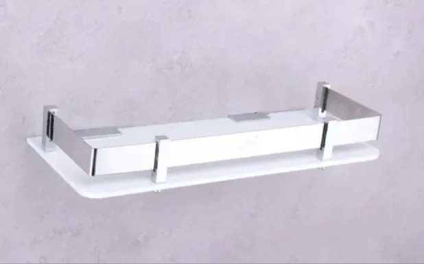 SS Bathroom Wall Mounted Shelf 15X5 image 1