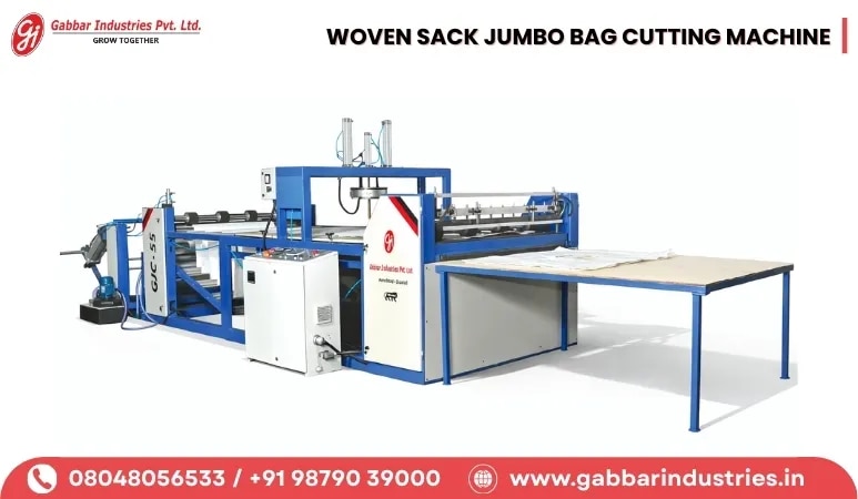 WOVEN SACK JUMBO BAG CUTTING MACHINE image 1