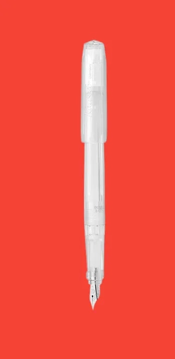 Kaweco Perkeo Fountain Pen All Clear with Silver Trims - Fine image 1