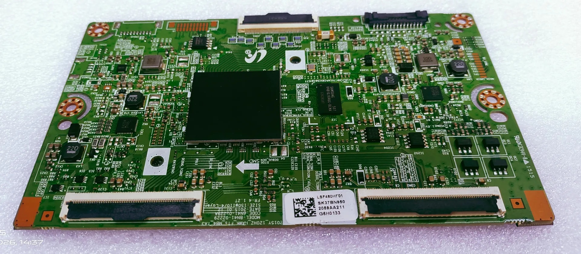 SAMSUNG UA48J6300 LED TV TCON PART NUMBER.BN41-02229 image 1