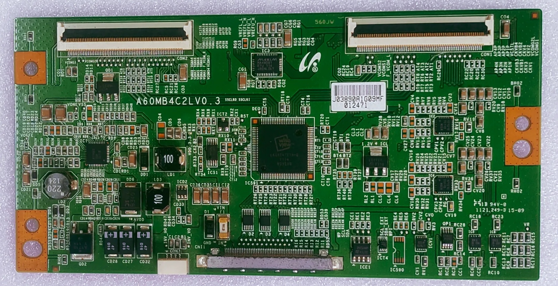VIDEOCON 32" LED TV FHD TCON PART NUMBER- A60MB4C2LV0.3 image 1