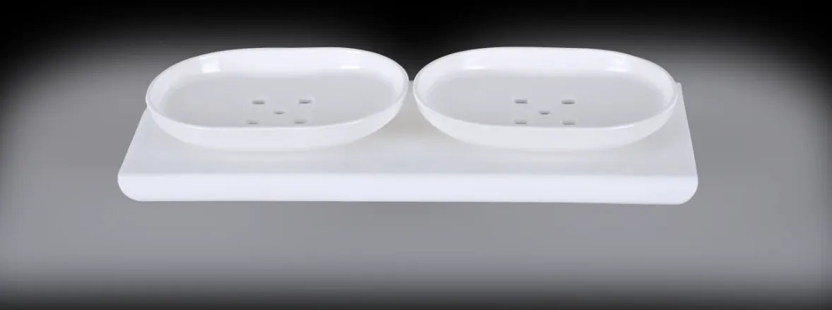 Acrylic Double Soap Dish image 1