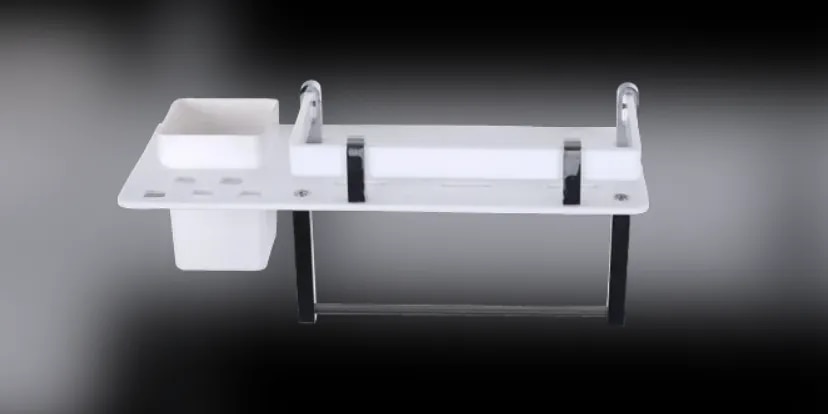 Acrylic Bathroom Shelf 4 In 1 image 1