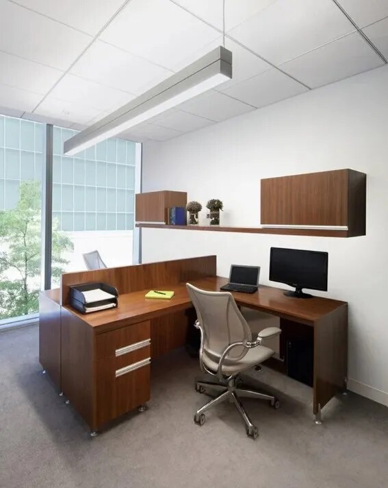 Wooden Office Cubicles image 1