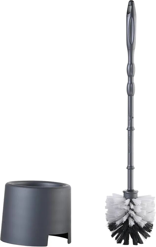 Toilet Brush with Holder Stand – Hygienic Deep WC Cleaning Solution image 1