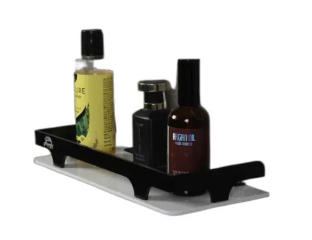 Acrylic Wall Mount Bathroom Shelf 10x5 image 1