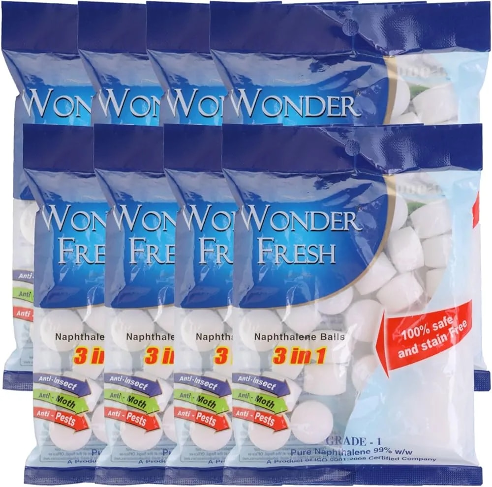 Wonder Fresh Naphthalene Balls – Long-Lasting Odor Protection image 1