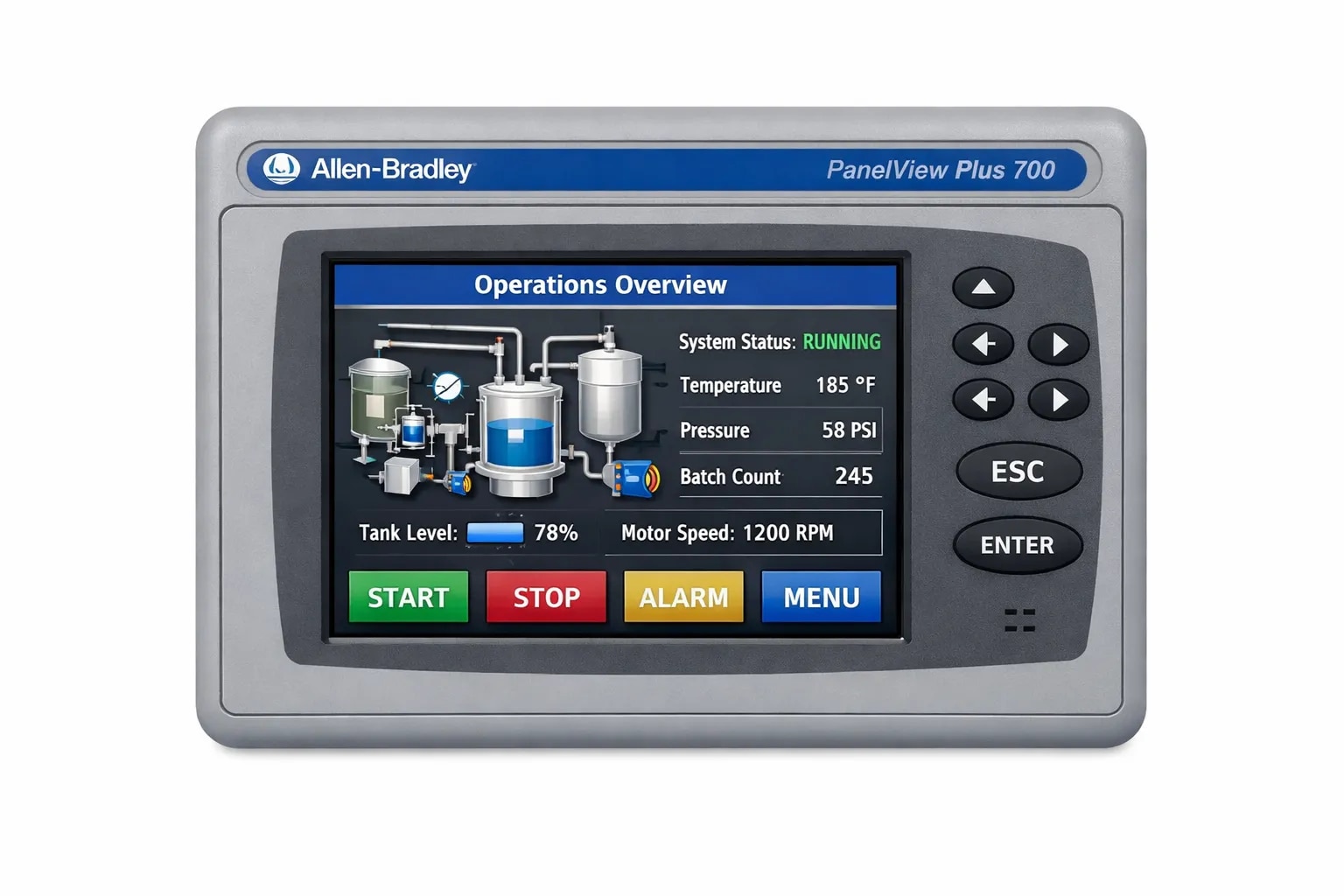 Allen Bradley HMI 2711P-T7T image 1