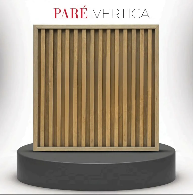 PARE VERTICA PANEL (BEECH WOOD) - 10 Feet image 1