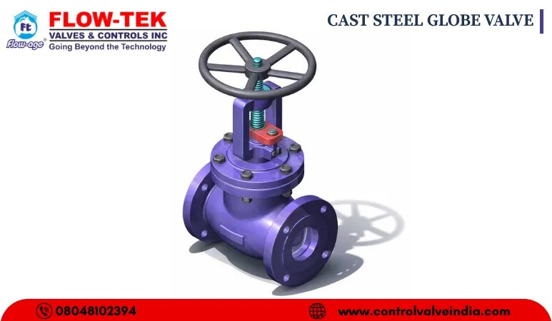 CAST STEEL GLOBE VALVE image 1