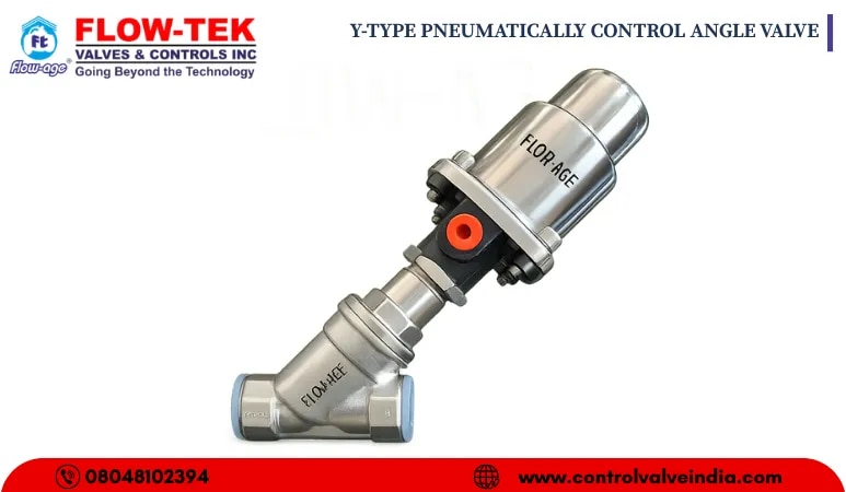 Y-TYPE PNEUMATICALLY CONTROL ANGLE VALVE image 1