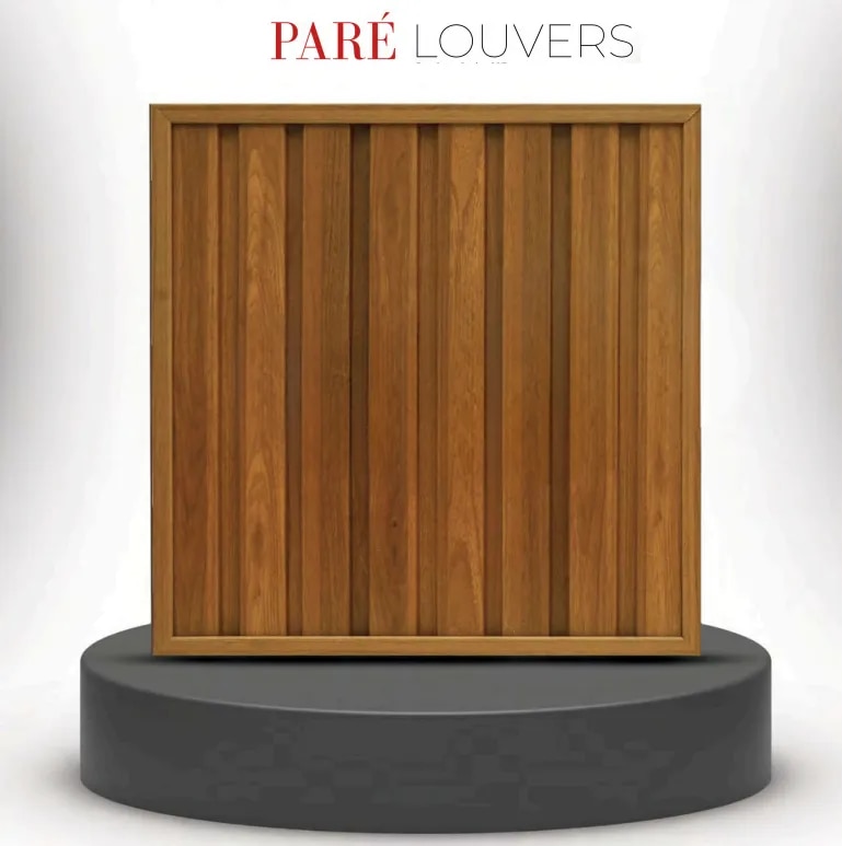 PARE LOUVERS PANEL (OAK WOOD OCRE) - 10 Feet image 1