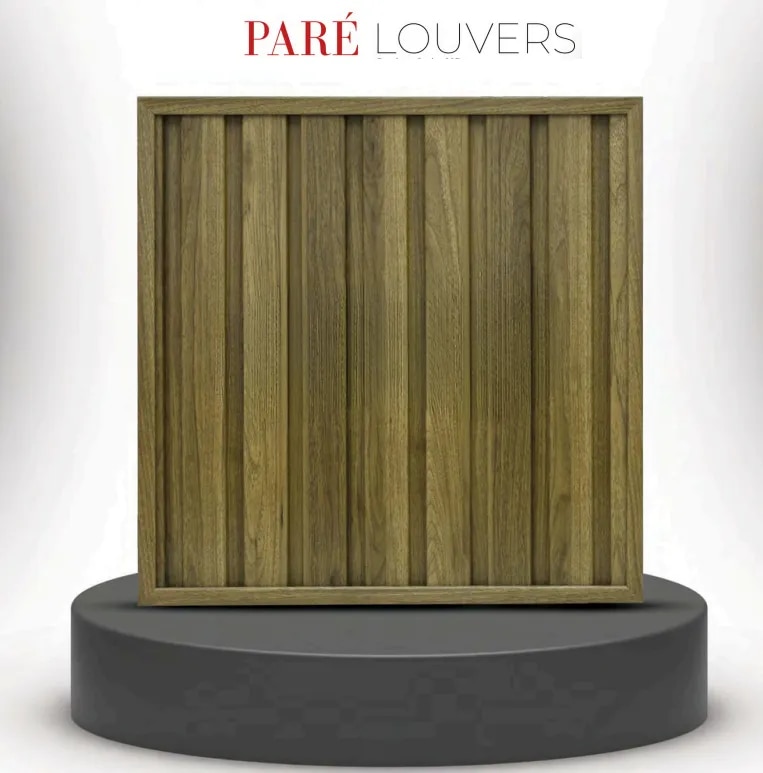PARE LOUVERS PANEL (SPICED WALNUT) - 10 Feet image 1