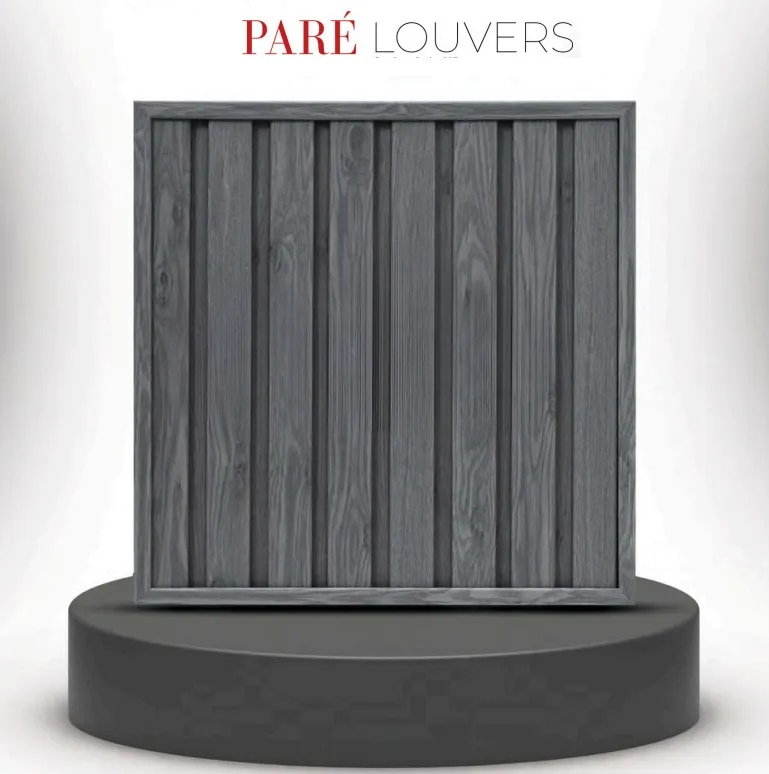 PARE LOUVERS PANEL (ASH WOOD GREY) - 10 Feet image 1