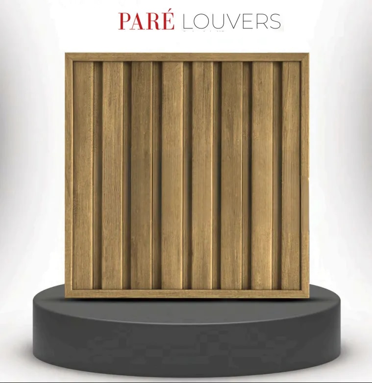 PARE LOUVERS PANEL (BEECH WOOD) - 10 Feet image 1