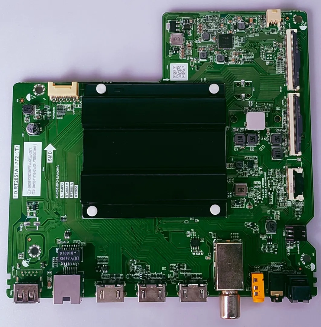 TCL/IFFLACON IFF43U64 4K GOOGLE LED TV NEW MOTHER BOARD TD.RT2851AT.772 (T) image 1