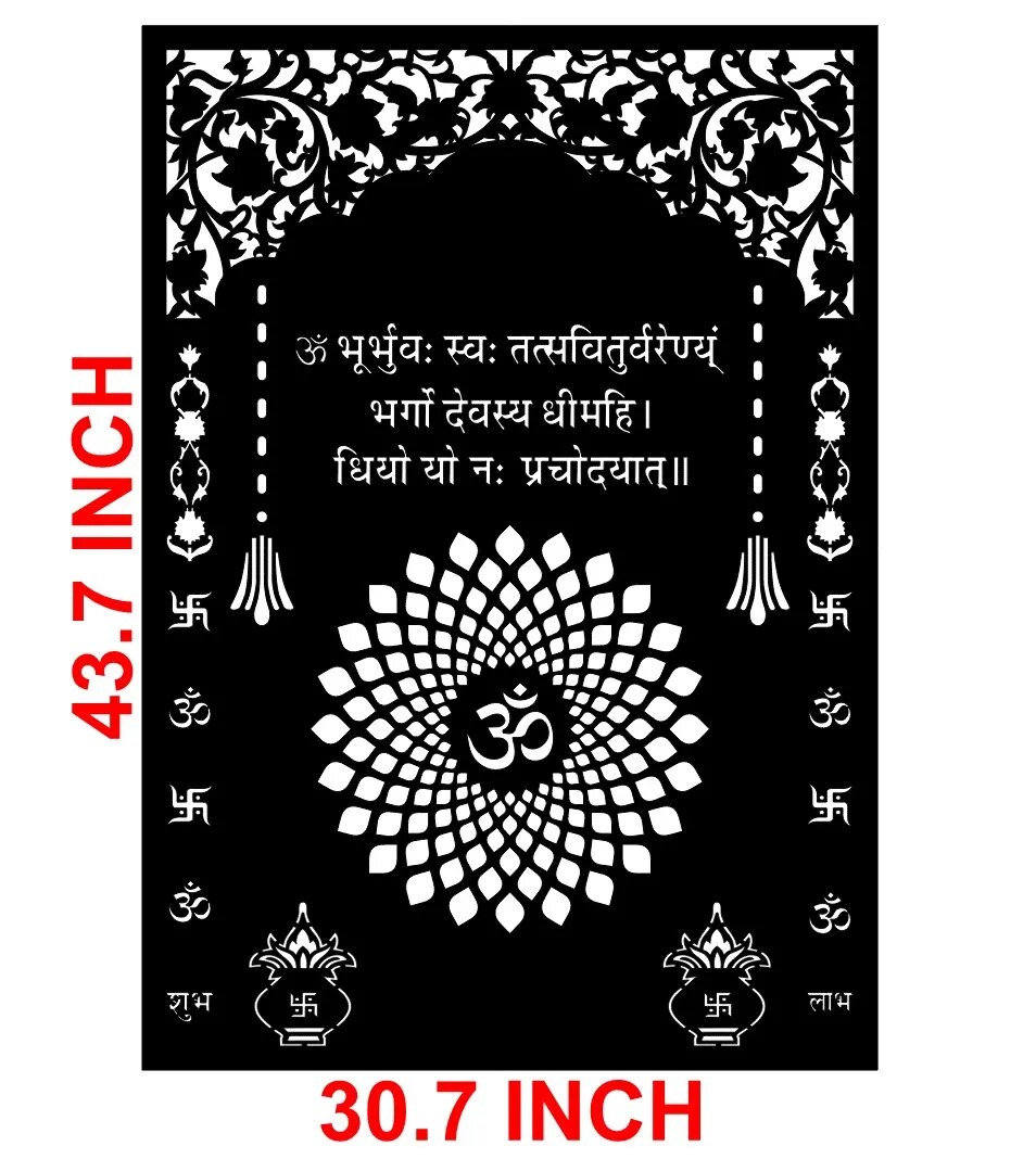ACRYLIC LIGHTING SHEET FOR TEMPLE BACKGROUND image 1