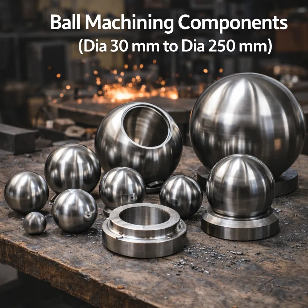 Ball Machining Components (Dia 30 mm to Dia 250 mm) image 1