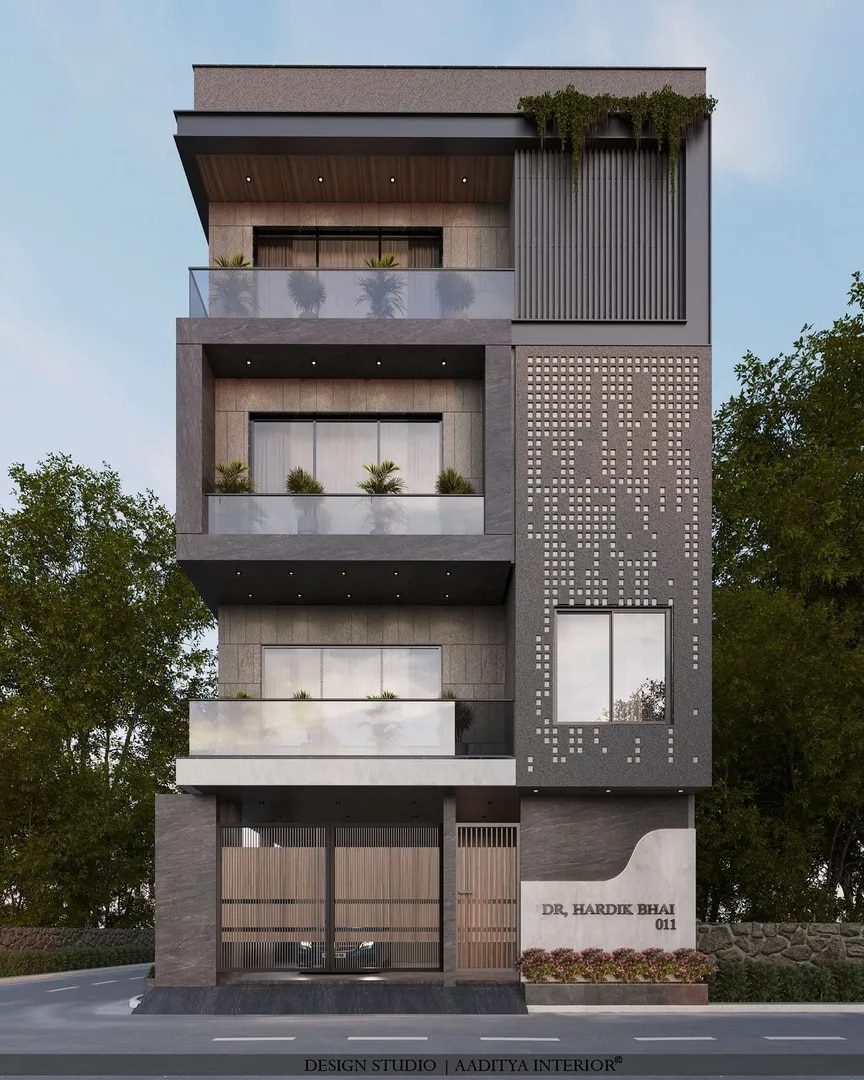 Modern House Elevation Chennai image 1