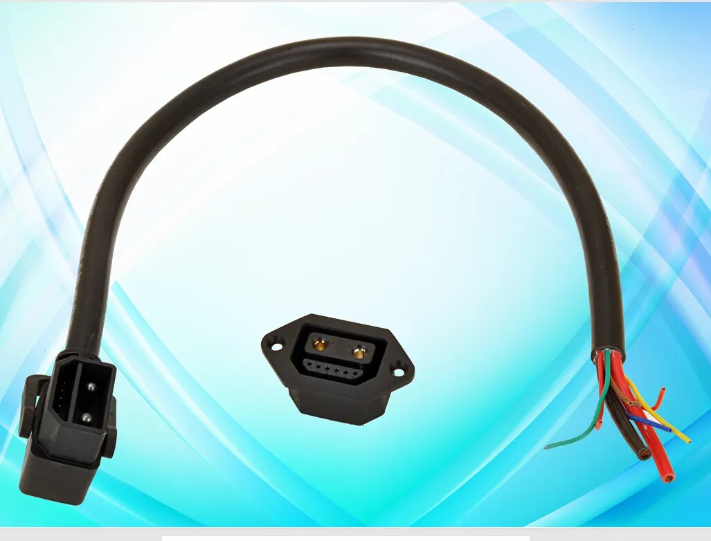 CONNECTOR 2+6 With 8 Wire & 6 Pin Set image 1