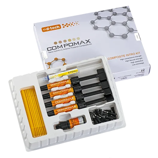 Compomax Intro Kit Nano Hybrid LC Anterior – Posterior Composite Kit image 1