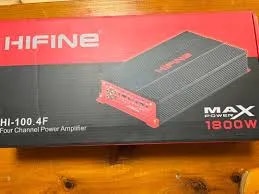 Hifine HI-100.4F four channel power Amplifier 1800 watt image 1