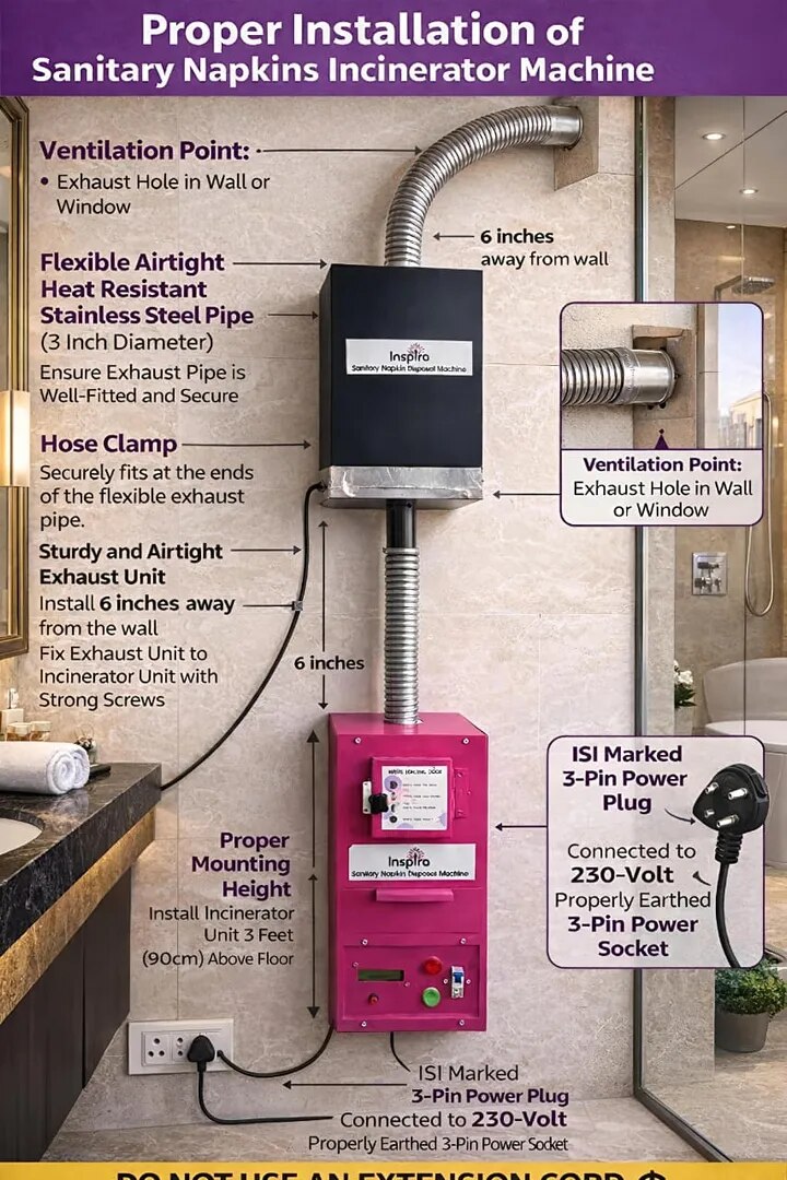 Automatic Napkin Disposal Machine image 1