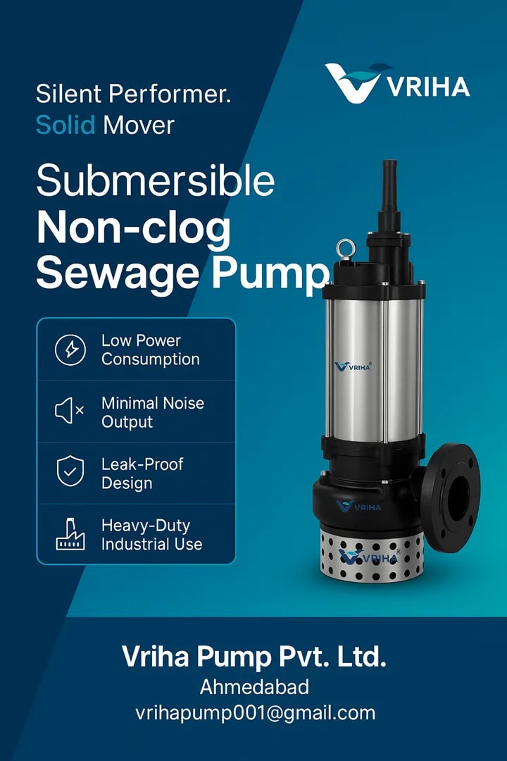 2.0HP Non-Clog Sewage Submersible Pump – Heavy-Duty Wastewater & Solid Handling Pump image 1