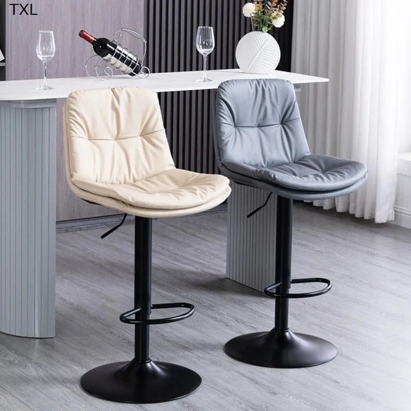 Premium Comfortable High Counter Bar Stool – Adjustable & 360° Swivel image 1