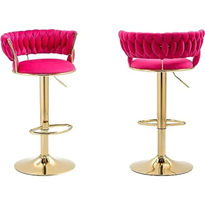 Adjustable Golden Height Bar Stool image 1