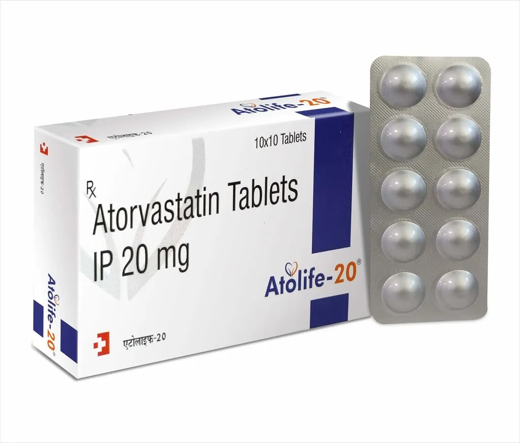 Atorvastatin 20mg | ATOLIFE-20 image 1
