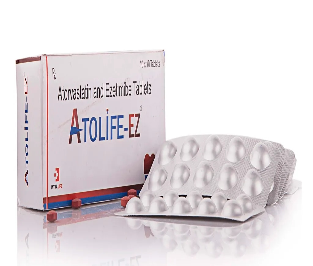 Atorvastatin 10mg + Ezetimibe 10mg | ATOLIFE-EZ image 1