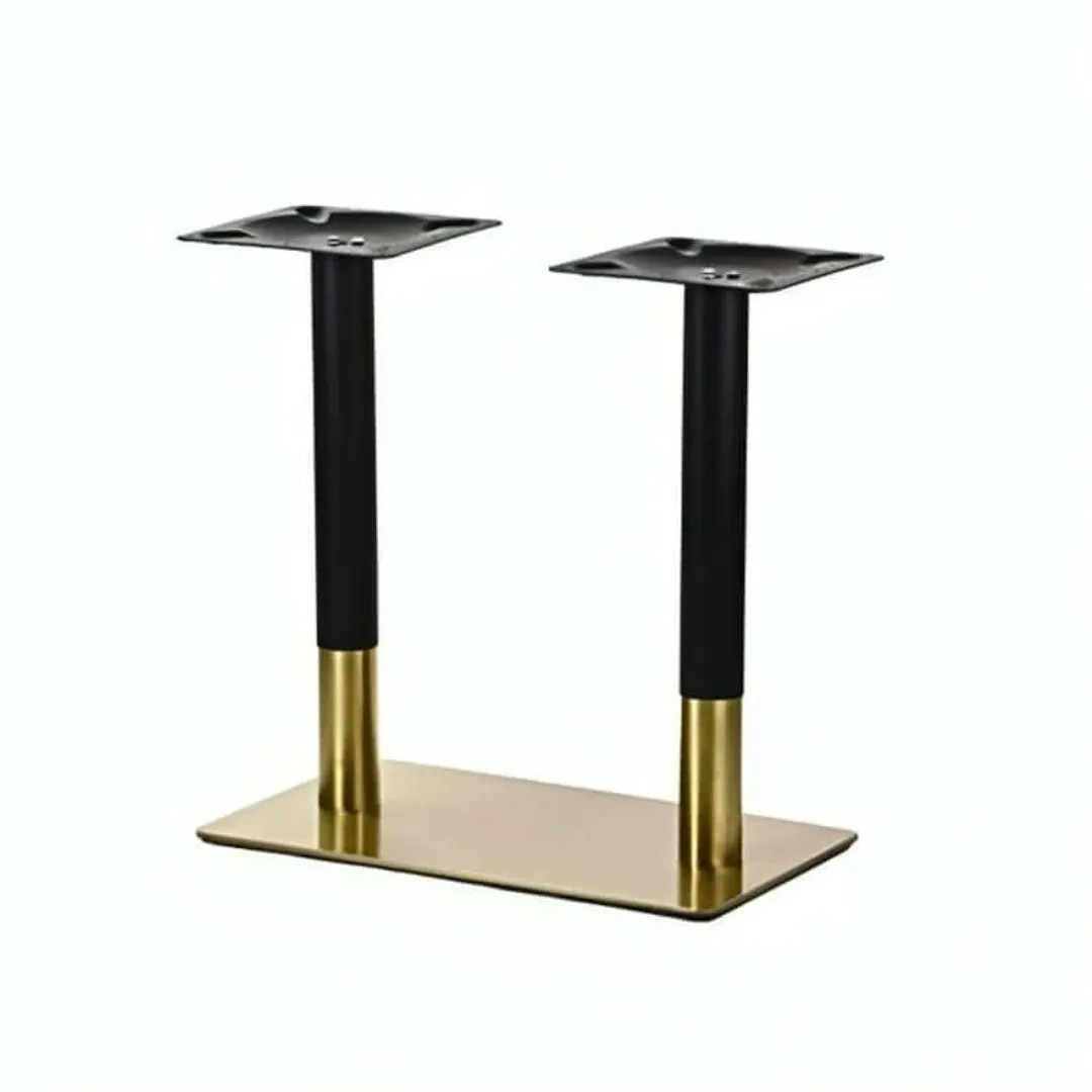 Premium Gold Finish Table Base for Cafe & Restaurant image 1