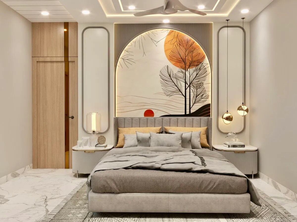 Luxury bedroom interior design in Chennai image 1