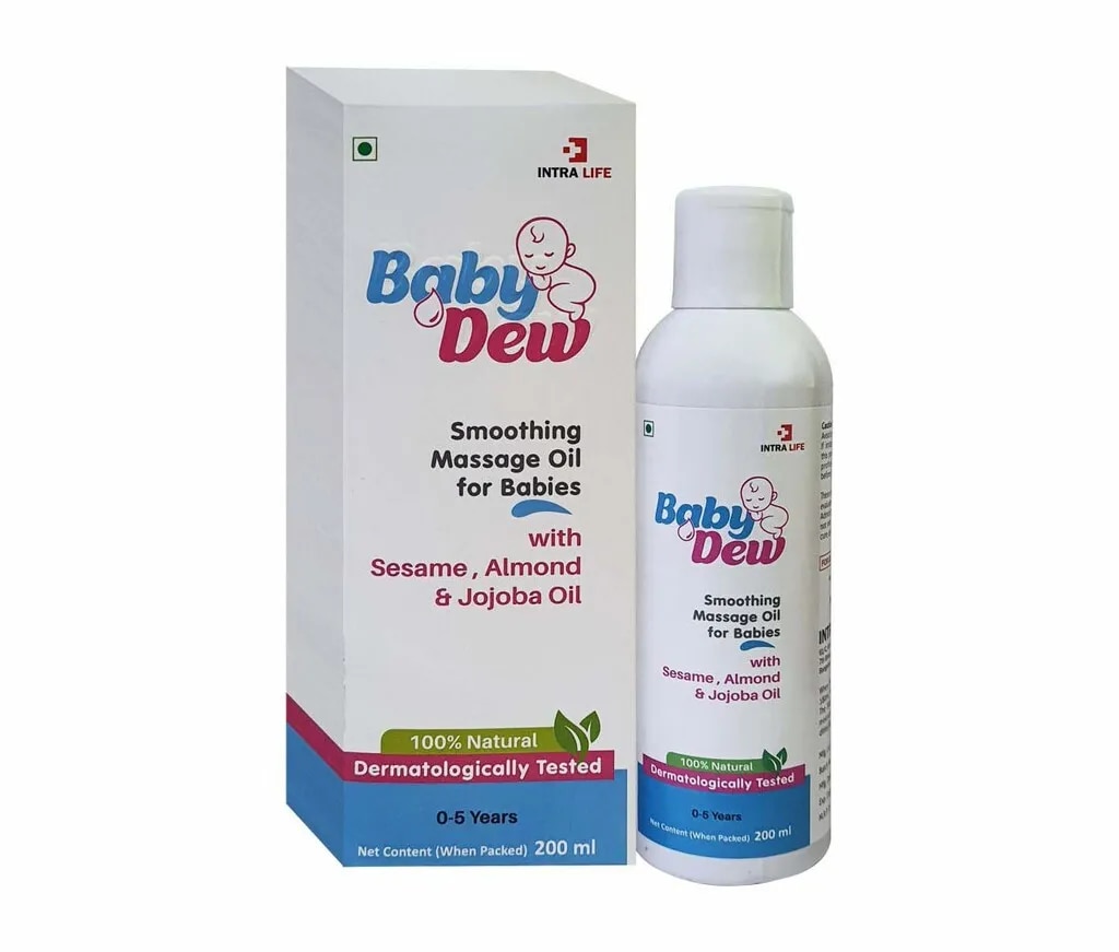 BABY-DEW MASSAGE OIL image 1