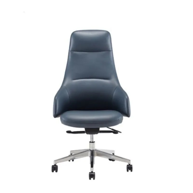 Ergofit Blue Leatheritte Office Chair — Style Meets Comfort image 1