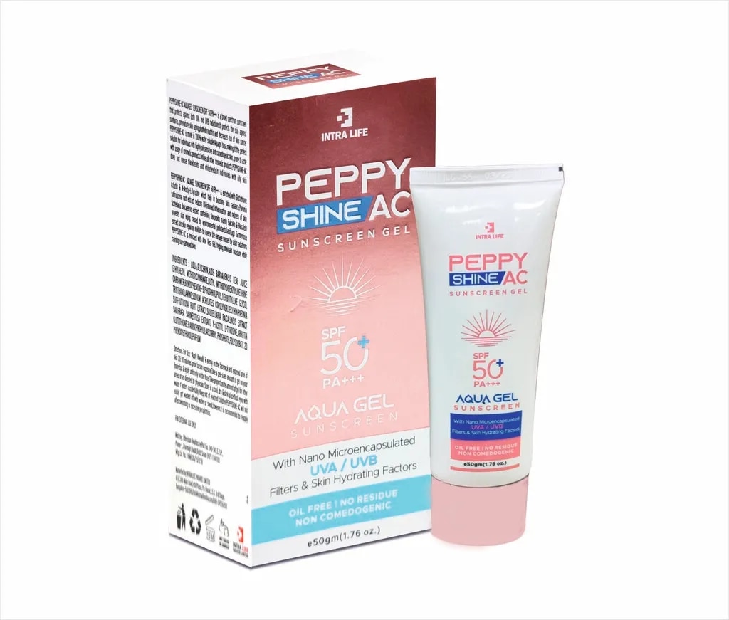 PEPPY SHINE AC SUNSCREEN GEL image 1