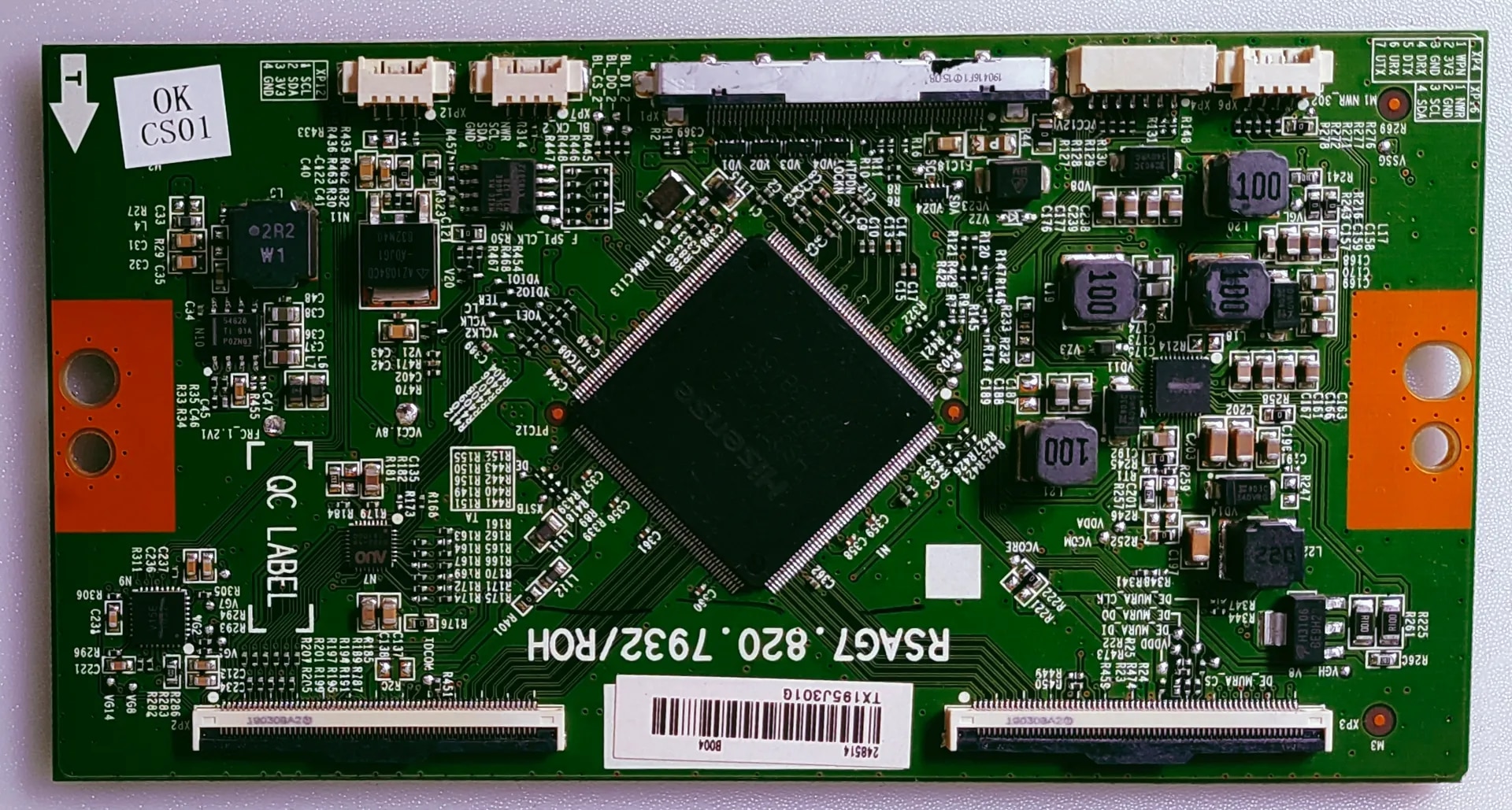 VU 65-OA LED TV FHD TCON PART NUMBER RSAG7.820.7932/ROH. image 1