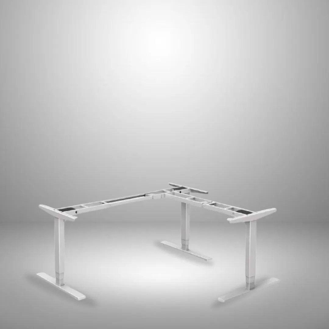 L shape Height Adjustable Desk image 1