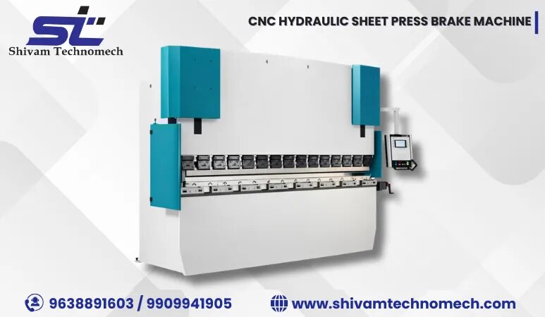 CNC HYDRAULIC SHEET PRESS BRAKE MACHINE image 1