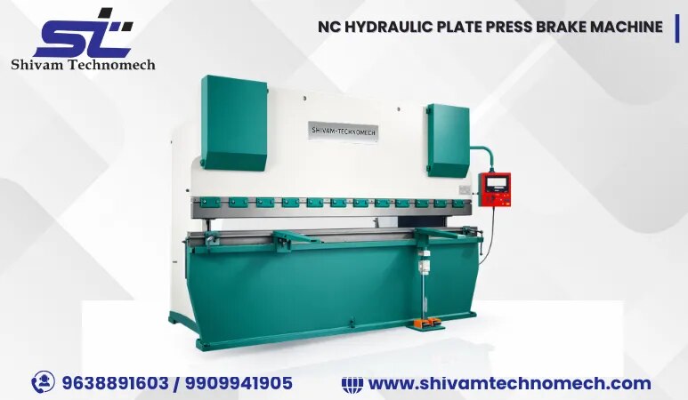 NC HYDRAULIC PLATE PRESS BRAKE MACHINE image 1